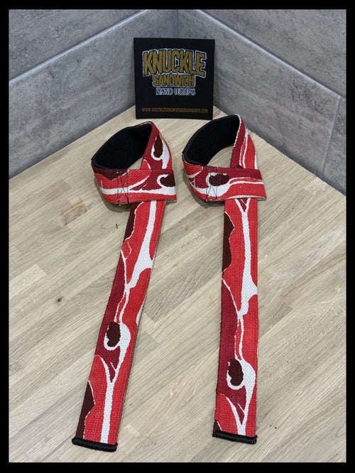 Bacon Weight Lifting Straps
