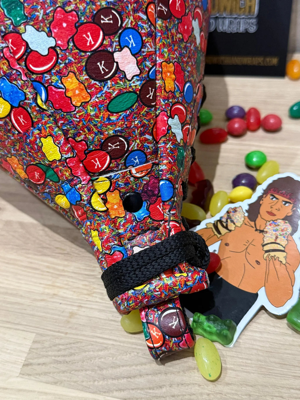 Candy Sprinkles Leather Speed Bag 2 Sizes