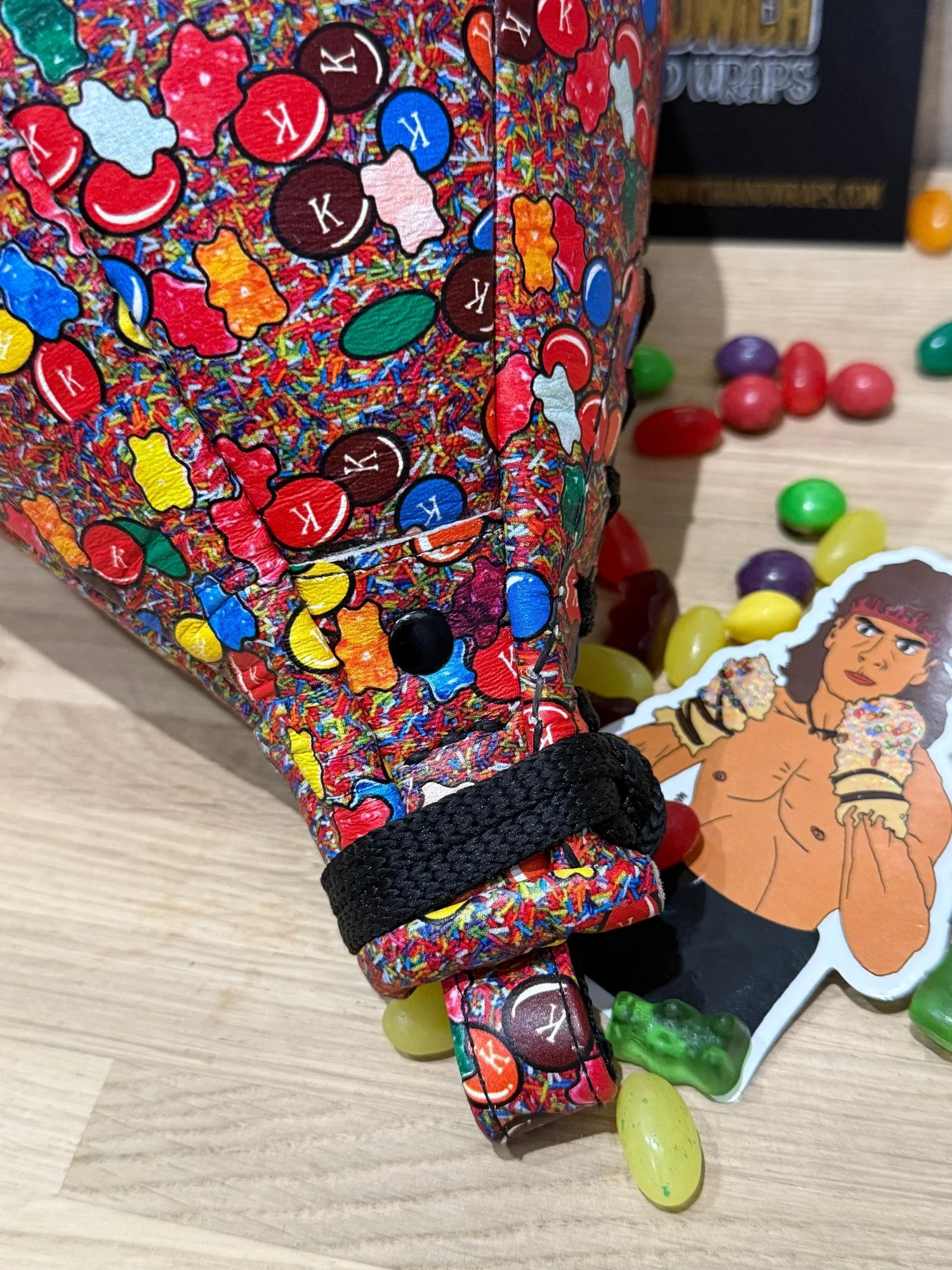 Candy Sprinkles Leather Speed Bag 2 Sizes